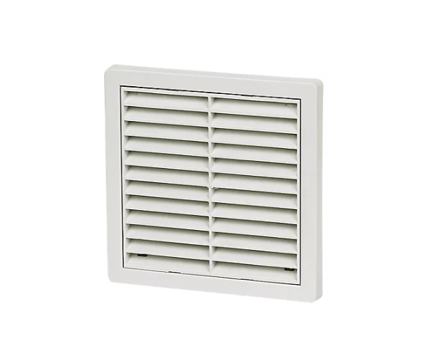 Fixed Louvre Vent 125mm White