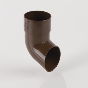 Brett Martin 68mm Round Downpipe Shoe Brown