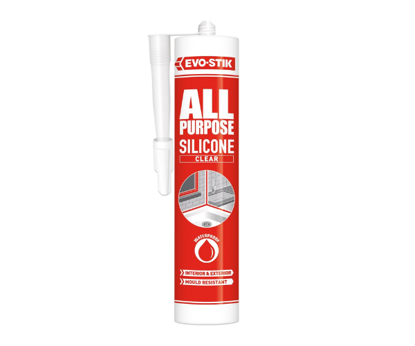 Evo Stik All Purpose Clear Flexible Silicone Sealant