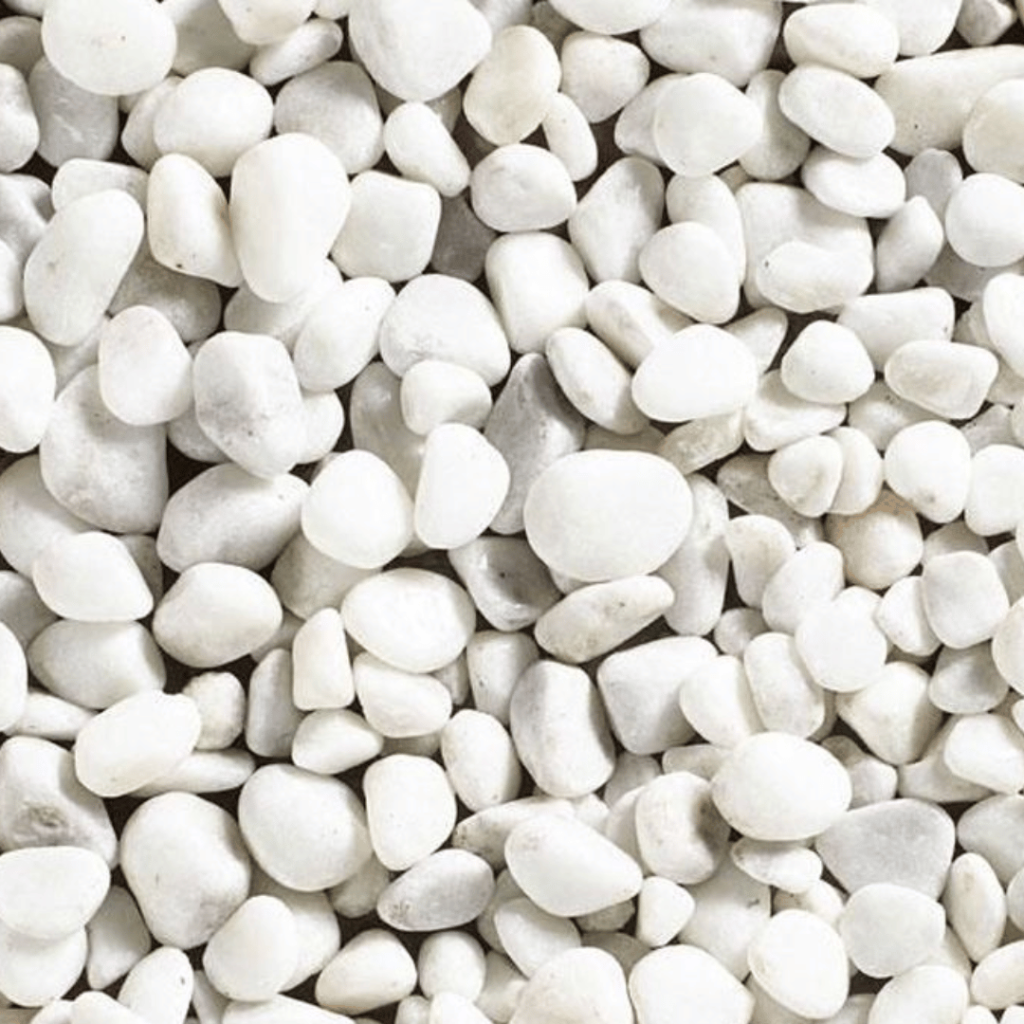 White Pebbles 20mm - 40mm 20kg Bag — Hancocks Building