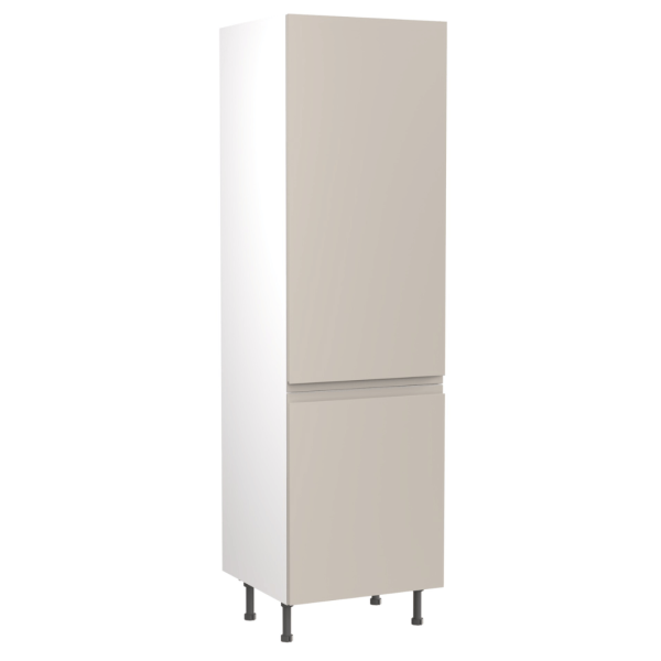 Light Grey 600 Tall Unit Fridge & Freezer 1970mm x 600mm x 570mm