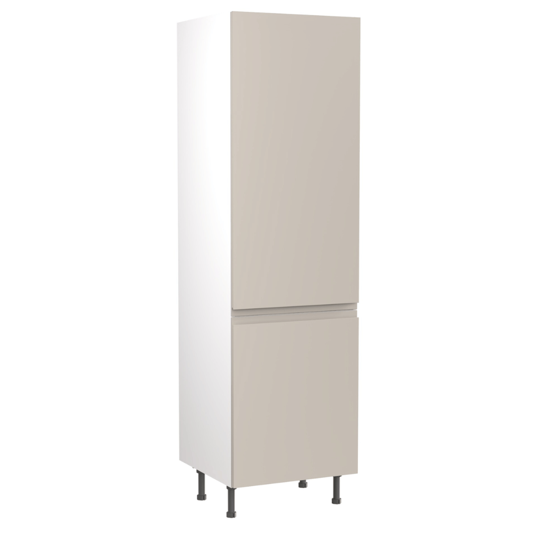 Light Grey 600 Tall Unit Fridge & Freezer 1970mm x 600mm x 570mm