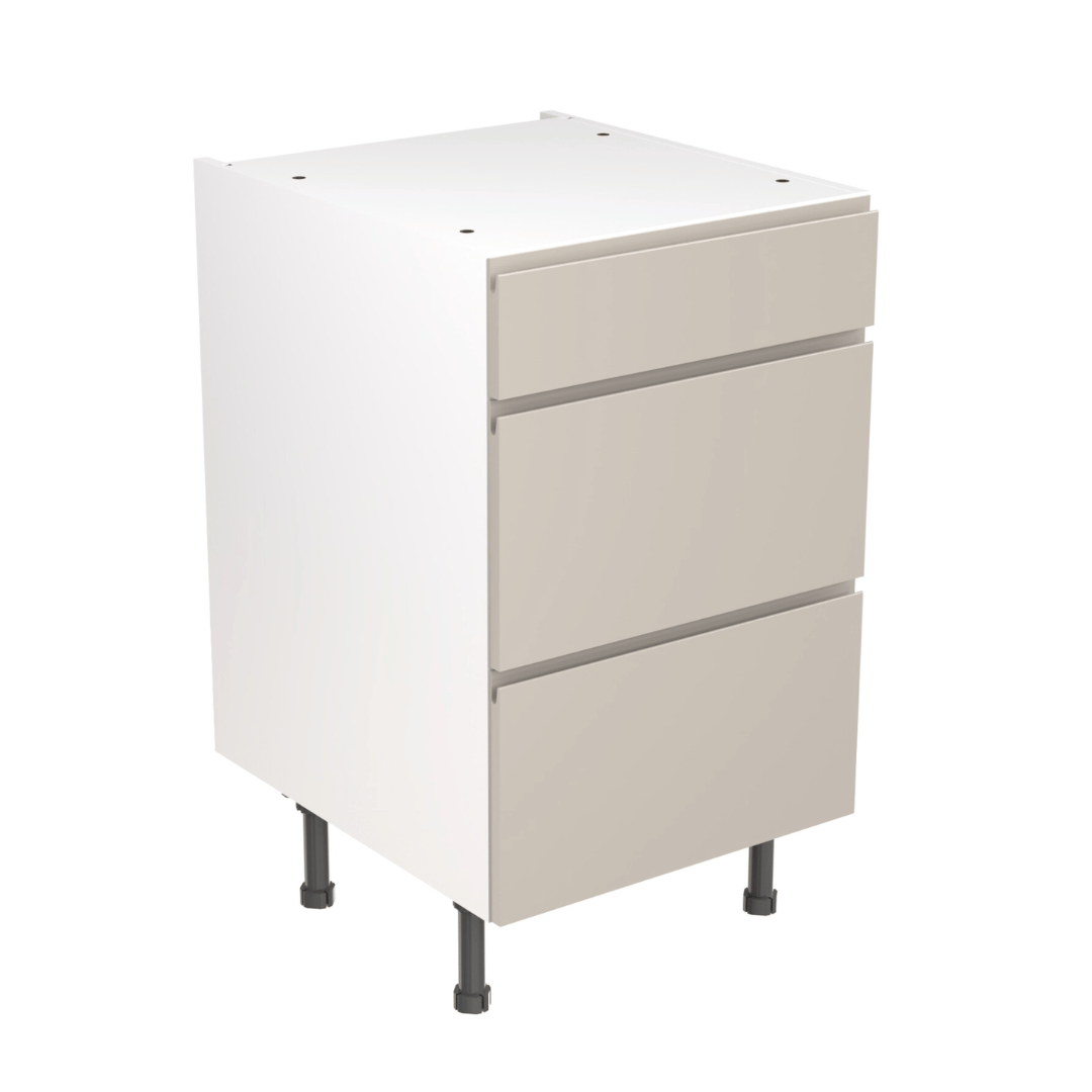 500 Base Unit 3 Drawer 720mm x 500mm x 570mm — Hancocks Building