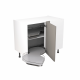 1000 Base Unit Blind Corner W/ Pull-Out Left Nuvola 720mm x 1000mm x 570mm