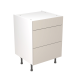 600 Base Unit 3 Drawer 720mm x 600mm x 570mm