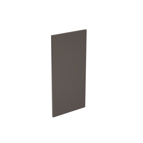 Slab Ultramatt Graphite End Wall Panel 800mm x 350mm x 18mm