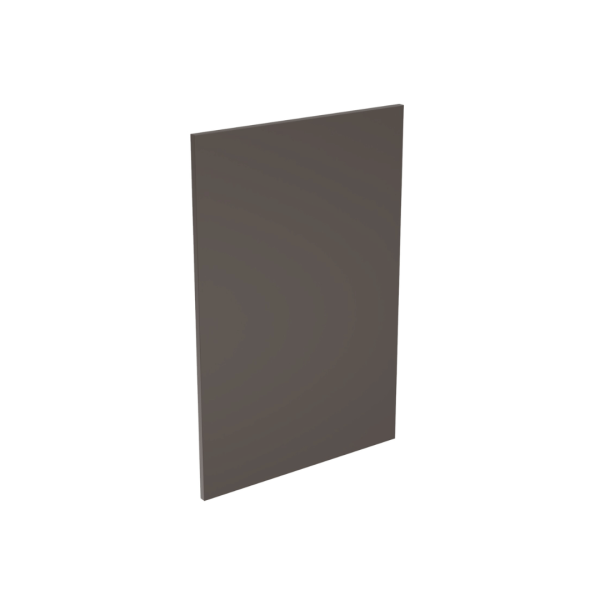 Slab Supergloss Graphite Panel Base End 900mm x 600mm x 18mm