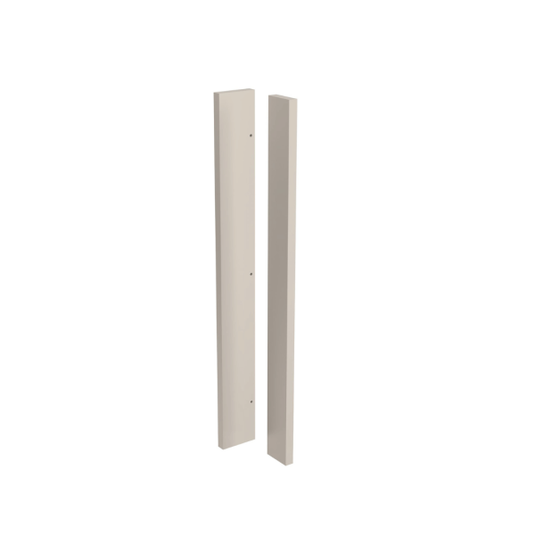 JPull Supergloss Light Grey Corner Post 720mm x 80mm x 80mm