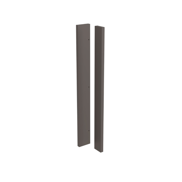 JPull Supergloss Graphite Corner Post 720mm x 80mm x 80mm