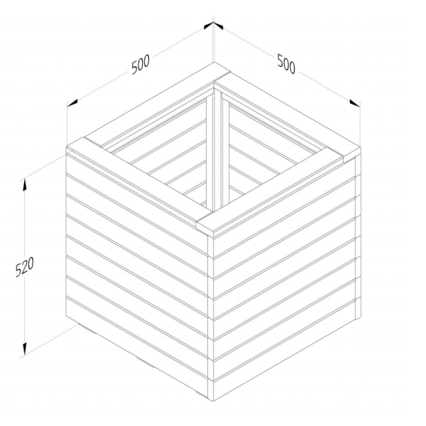 Modular Garden Seating V4 1800mm x 3060mm x 2030mm