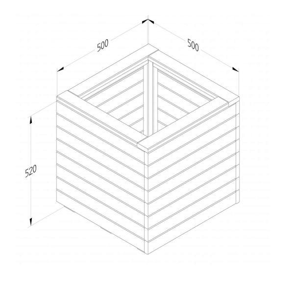 Modular Garden Seating V5 1800mm x 3560mm x 2060mm