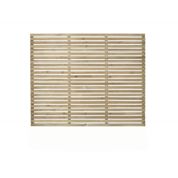 Pressure Treated Contemporary Slatter Fence Panel 1500mm x 1800mm