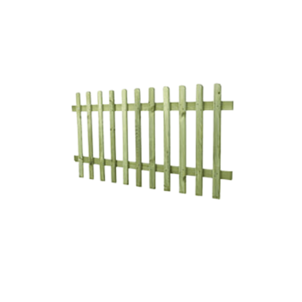 Pressure Treated Ultima Pale Picket Fence Panel 900mm x 1830mm