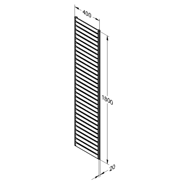 Slatted Trellis 1800mm x 300mm