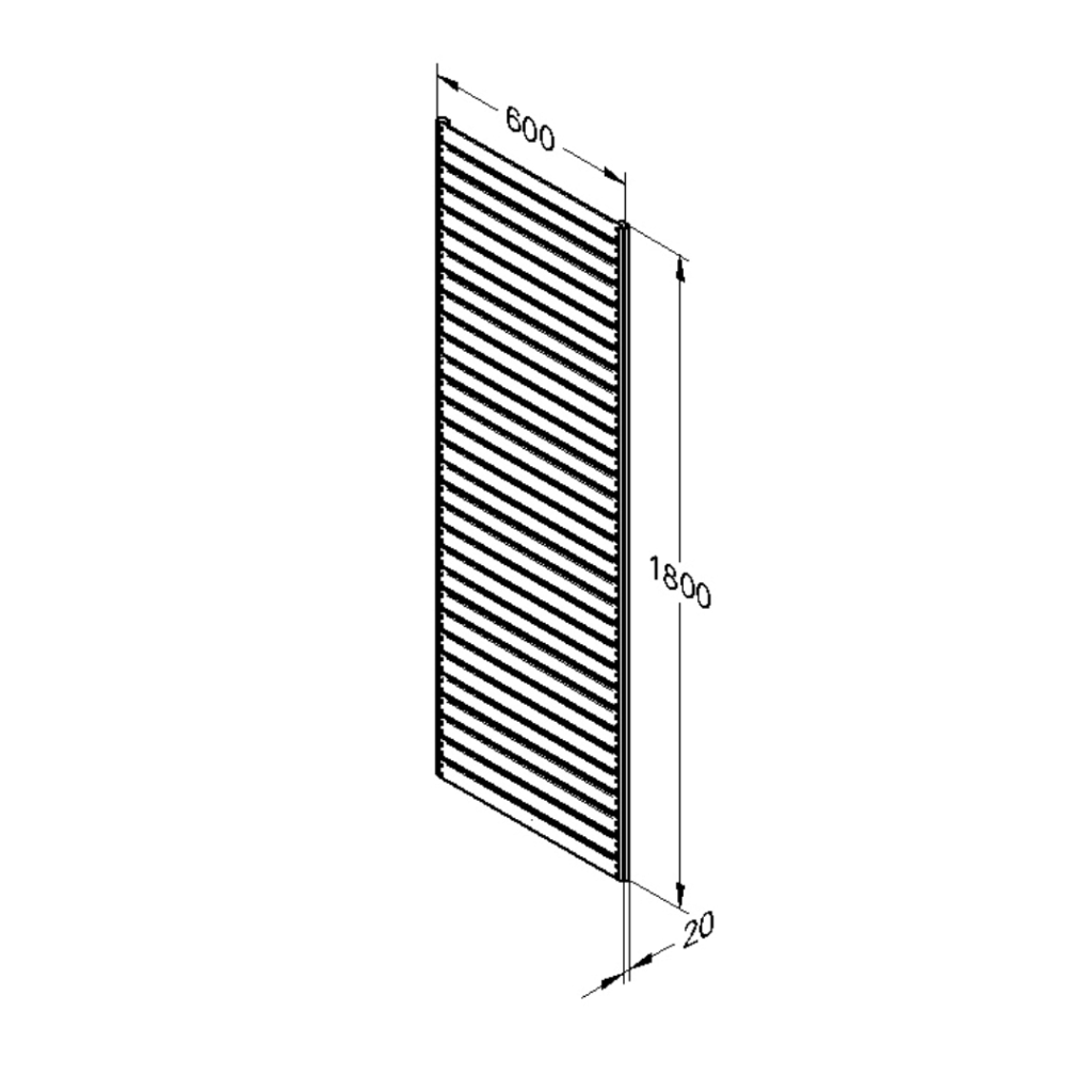 Slatted Trellis 1800mm x 600mm — Hancocks Building Supplies