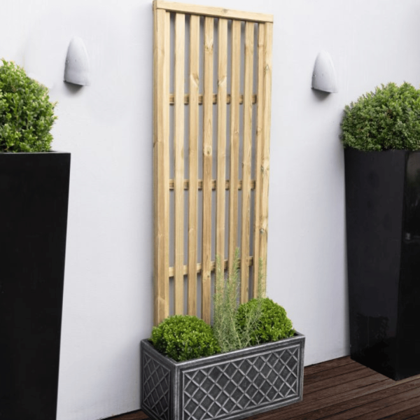 Slatted Garden Trellis Screen 1.8m x 600mm