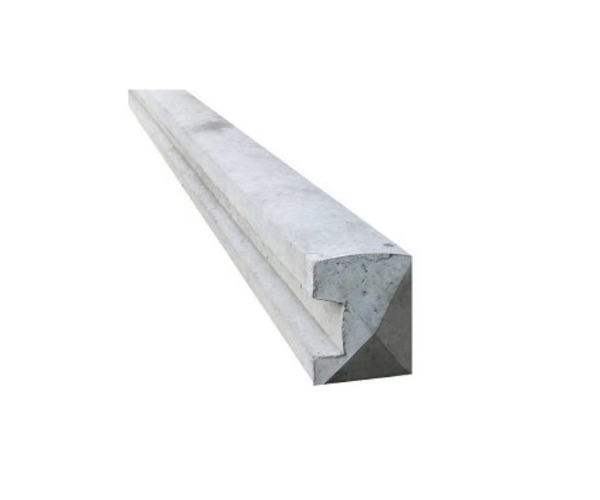 Concrete Slotted End Post 6ft