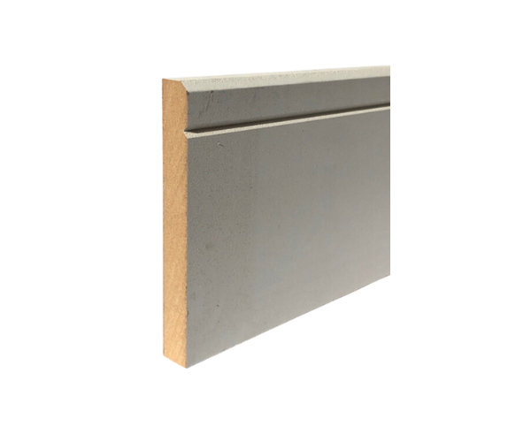 MDF Square Edge & Groove Skirting 18mm x 144mm x 4.4m